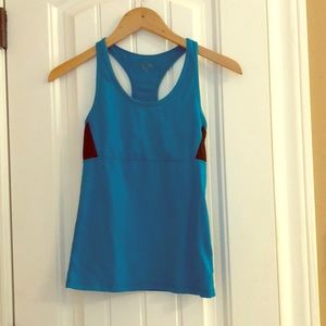 Racerback activewear tank top